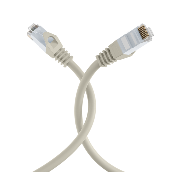RJ45 Patchkabel Cat.6 U/UTP LSZH -- CCA grau 50m