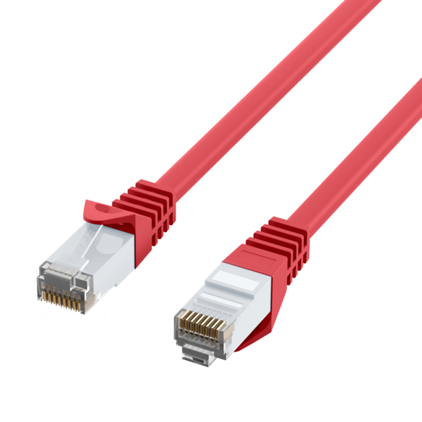 RJ45 Patchkabel Cat.6 U/UTP LSZH -- CCA rot 2m