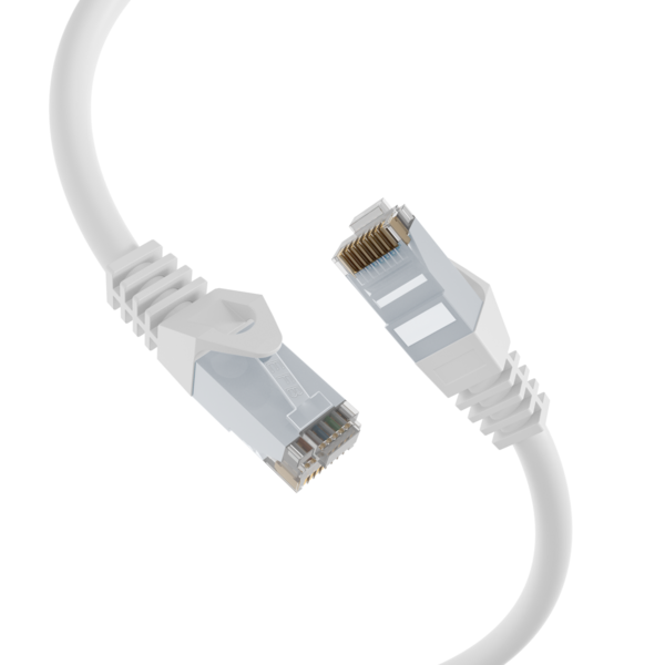 RJ45 Patchkabel Cat.6 U/UTP LSZH -- CCA weiß 2m