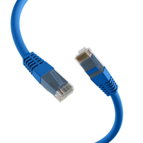 RJ45 Patchkabel Cat.6 U/UTP PVC -- CCA blau 1,5m