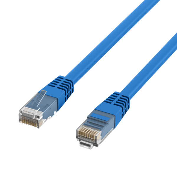RJ45 Patchkabel Cat.6 U/UTP PVC -- CCA blau 1,5m