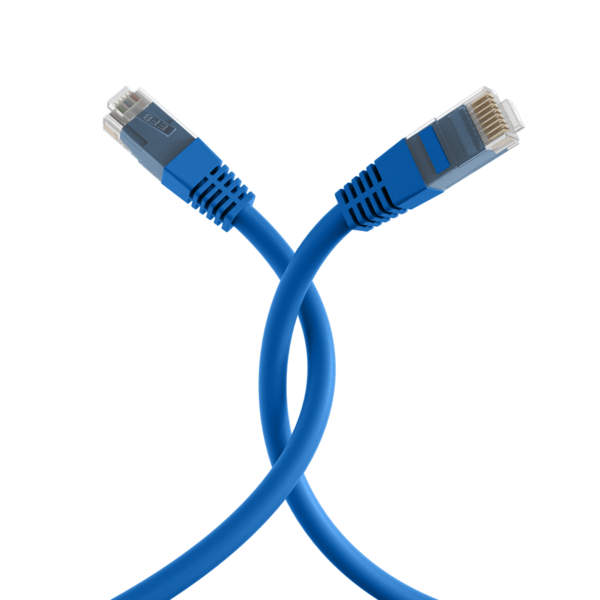 RJ45 Patchkabel Cat.6 U/UTP PVC -- CCA blau 1,5m