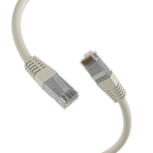RJ45 Patchkabel Cat.6 U/UTP PVC -- CCA grau 1m