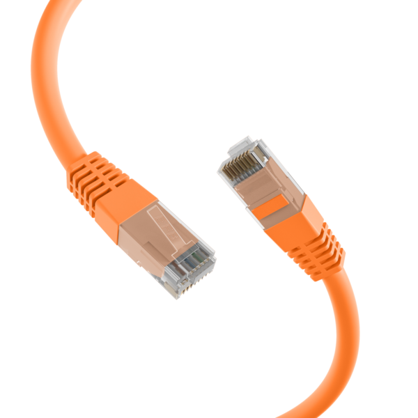 RJ45 Patchkabel Cat.6 U/UTP PVC, CCA orange 7,5m