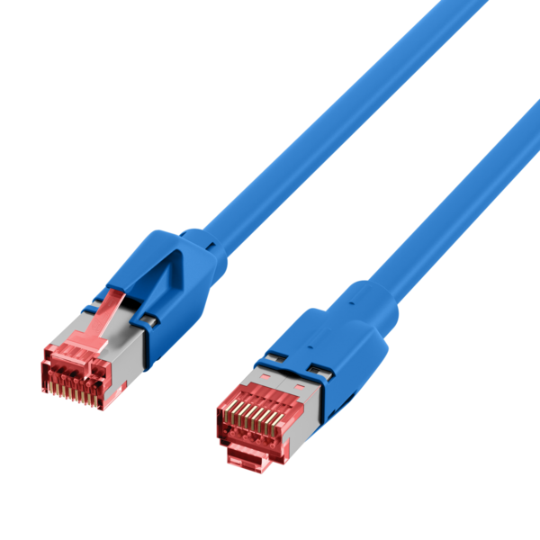 RJ45 Patchkabel Cat.6A S/FTP LSZH -- Draka UC900 TM21 blau 0,25m