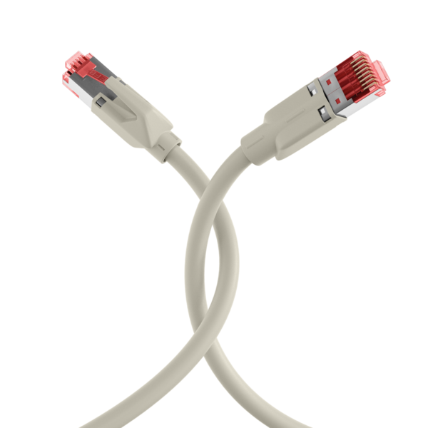 RJ45 Patchkabel Cat.6A S/FTP LSZH  -- Draka UC900 TM21 grau 10m