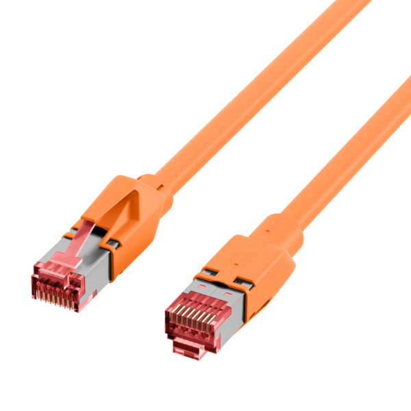 RJ45 Patchkabel Cat.6A S/FTP LSZH -- Draka UC900 TM21 orange 15m