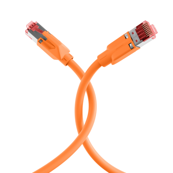 RJ45 Patchkabel Cat.6A S/FTP LSZH -- Draka UC900 TM21 orange 3m