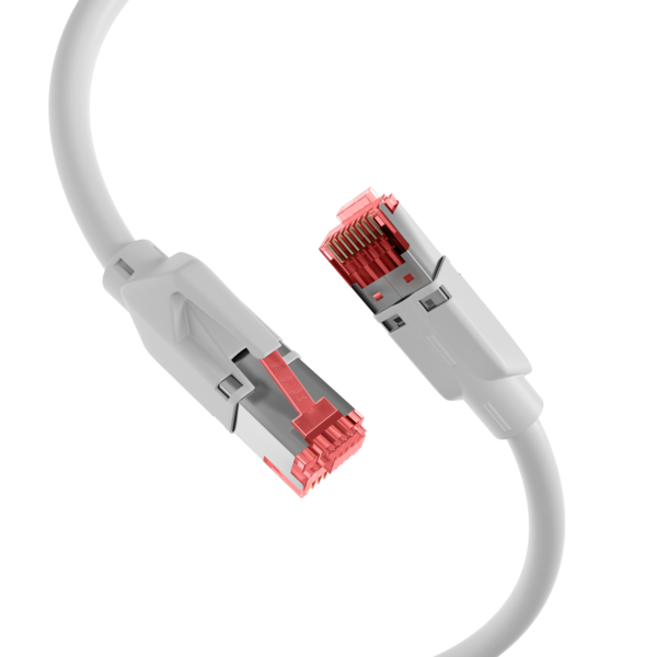 RJ45 Patchkabel Cat.6A S/FTP LSZH -- Draka UC900 TM21 weiß 30m