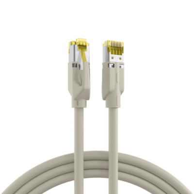 RJ45 Patchkabel Cat.6A S/FTP LSZH -- Draka UC900 TM31 grau 50m