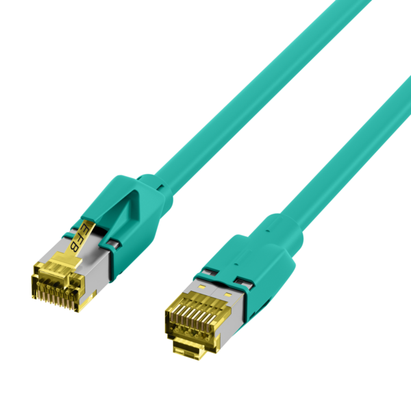 RJ45 Patchkabel Cat.6A S/FTP LSZH -- Draka UC900 TM31 grün 3m