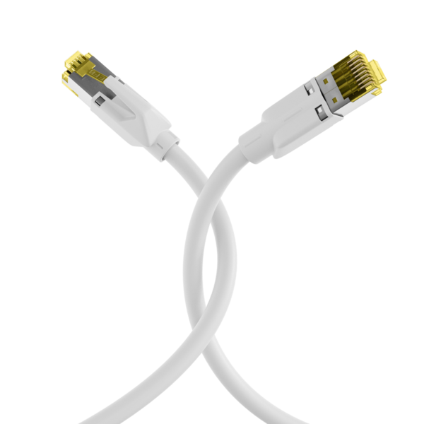 RJ45 Patchkabel Cat.6A S/FTP LSZH -- Draka UC900 TM31 weiß 1m