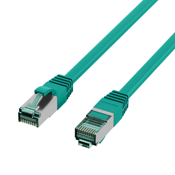 RJ45 Patchkabel Cat.6A S/FTP LSZH -- grün 50m