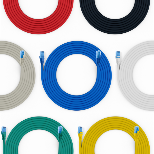 RJ45 Patchkabel Cat.6A U/UTP LSZH, Premium 500MHz schwarz 1,5m