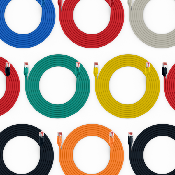 RJ45 Patchkabel Cat.7 S/FTP LSZH -- TM21 schwarz 0,15m