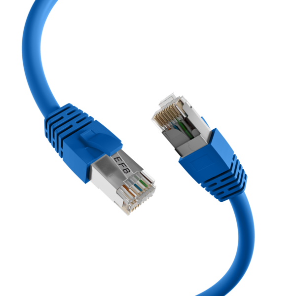 RJ45 Patchkabel Cat.8.1 S/FTP LSZH -- BC blau 7,5m