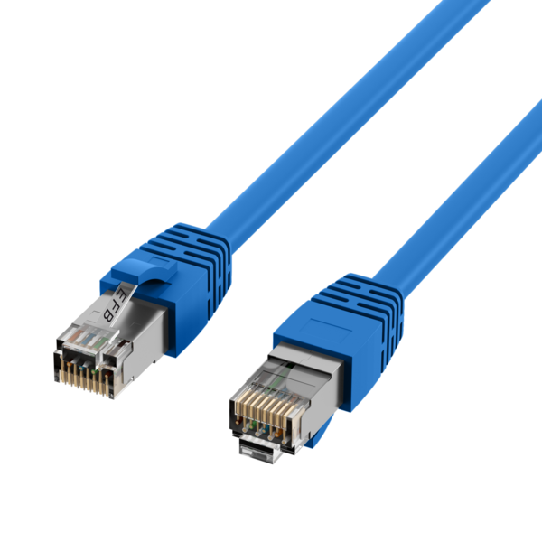 RJ45 Patchkabel Cat.8.1 S/FTP LSZH -- BC blau 7,5m