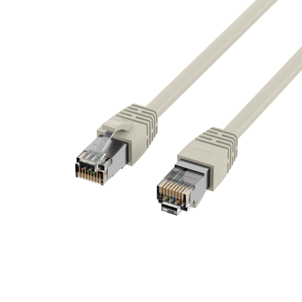 RJ45 Patchkabel Cat.8.1 S/FTP LSZH -- BC grau 2m