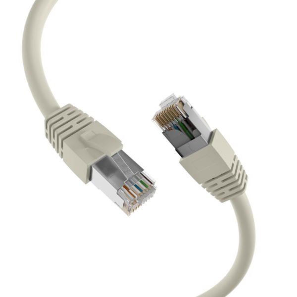 RJ45 Patchkabel Cat.8.1 S/FTP LSZH -- BC grau 5m
