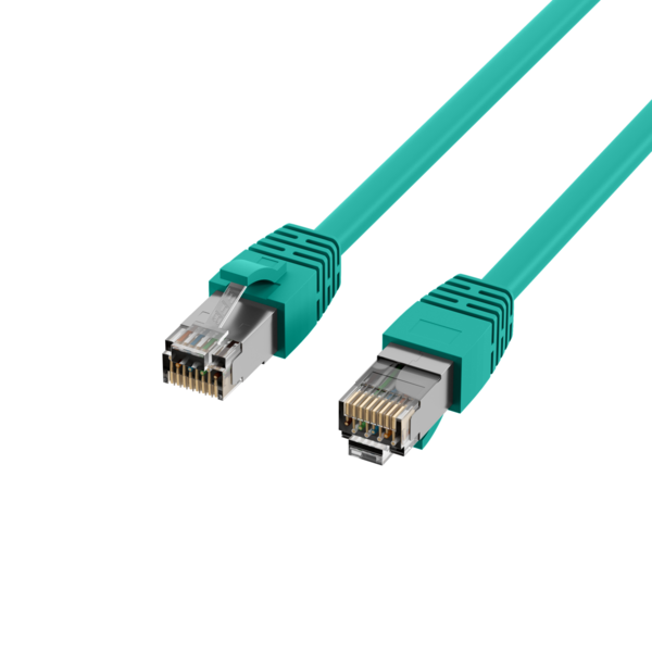 RJ45 Patchkabel Cat.8.1 S/FTP LSZH -- BC grün 1m