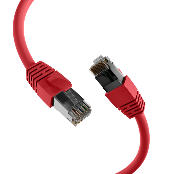 RJ45 Patchkabel Cat.8.1 S/FTP LSZH -- BC rot 2m