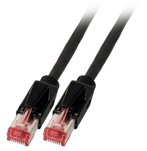 RJ45 Patchkabel HRS TM21 S/FTP, Dätwyler 1200MHz 0,15m schwarz RJ45 Patchkabel HRS TM21 S/FTP, Dätwyler 1200MHz 0,15m schwarz