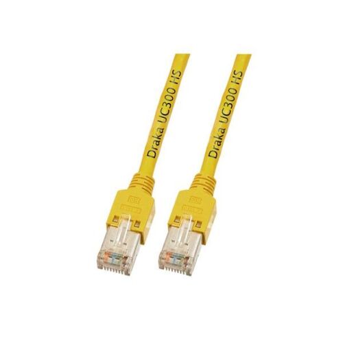 RJ45 Patchkabel SF/UTP, Cat.5e, TM11, UC300, 0,25m, gelb RJ45 Patchkabel SF/UTP, Cat.5e, TM11, UC300, 0,25m, gelb