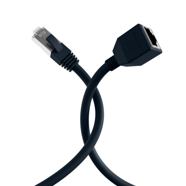 RJ45 Patchkabelverl. Cat.6A S/FTP LSZH -- AWG26 schwarz 3m