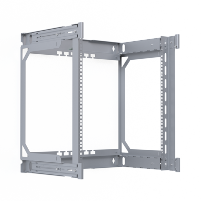 Rückrahmen für X-Rack Wandgehäuse -- 400-600mm 12HE 600x600mm verzinkt 1/3