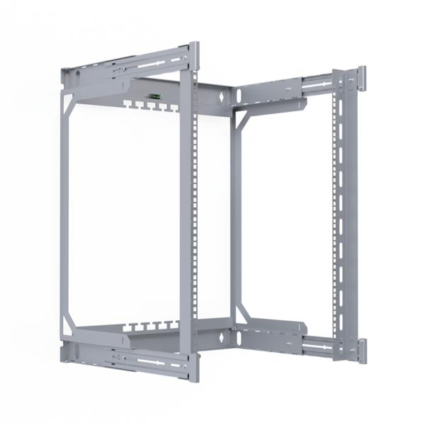 Rückrahmen für X-Rack Wandgehäuse -- 400-600mm 15HE 600x766mm verzinkt 1/3