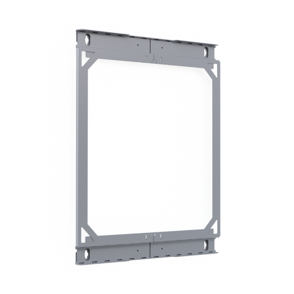 Rückrahmen für X-Rack Wandgehäuse -- 400-600mm 15HE 600x766mm verzinkt 1/3