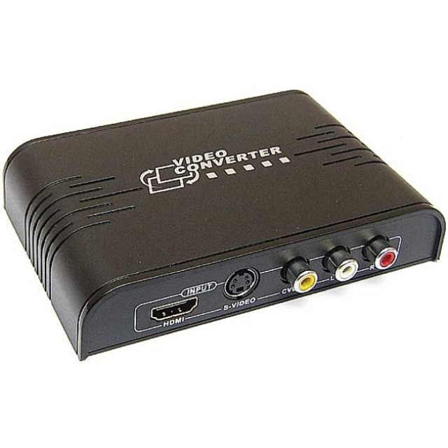 S-Video + Cinch + Stereo Audio zu HDMI Konverter