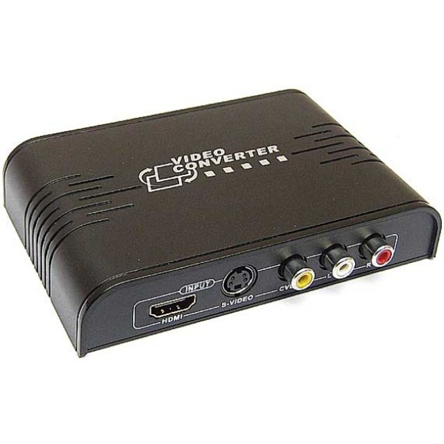 S-Video + Cinch + Stereo Audio zu HDMI Konverter S-Video + Cinch + Stereo Audio zu HDMI Konverter