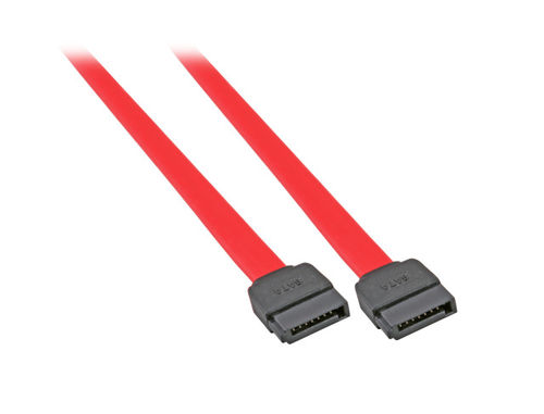 SATA Anschlusskabel, 2x SATA 7 , St.-St., 1,0m, rot SATA Anschlusskabel, 2x SATA 7 , St.-St., 1,0m, rot