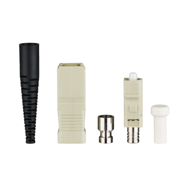 SC-Stecker Simplex Multimode, 2mm -- schwarze Tülle