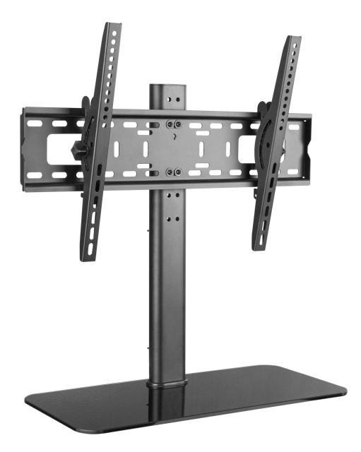 Schreibtischhalterung für 1 LCD TV LED, 32-47, mit Glas Standfuß Schreibtischhalterung für 1 LCD TV LED, 32-47, mit Glas Standfuß