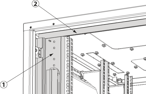 Seitenabdeckung / Luftleitblech für PRO -- 47HE, B=800, 2 Stk., RAL9005