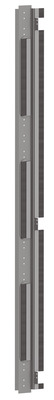 Seitenabdeckung mit 3 Öffnungen für PRO -- 47HE, B=800, 2 Stk., RAL9005 Seitenabdeckung mit 3 Öffnungen für PRO -- 47HE, B=800, 2 Stk., RAL9005