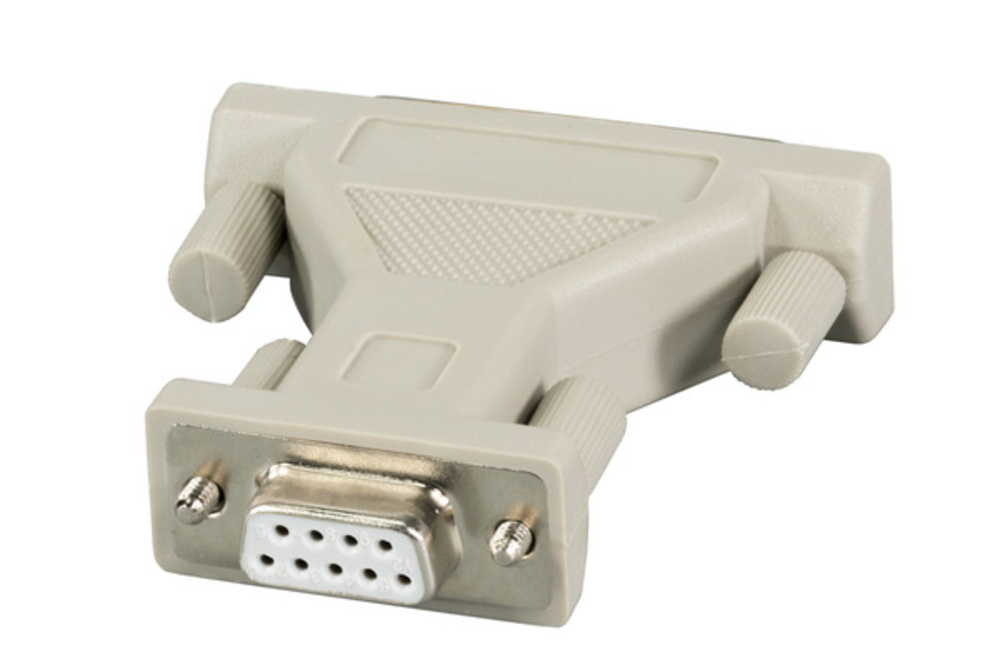 Serielle und Paralelle Kabel und Adapter Adapter, Dsub 9 auf DSub 25, Bu.-St., beige - 1 VPE = 50 Stï¿½ck Serielle und Paralelle Kabel und Adapter