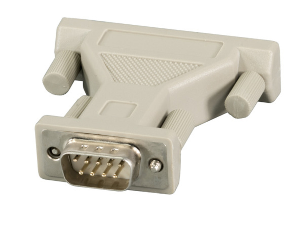 Serielle und Paralelle Kabel und Adapter Adapter, Dsub 9 auf DSub 25, St.-Bu., beige - 1 VPE = 50 Stï¿½ck Serielle und Paralelle Kabel und Adapter