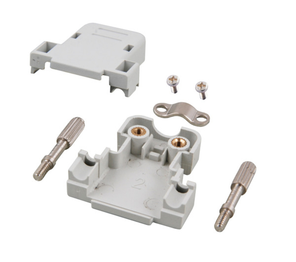 Serielle und Paralelle Kabel und Adapter E-DH09 Haube grau,  - 1 VPE = 50 Stï¿½ck Serielle und Paralelle Kabel und Adapter