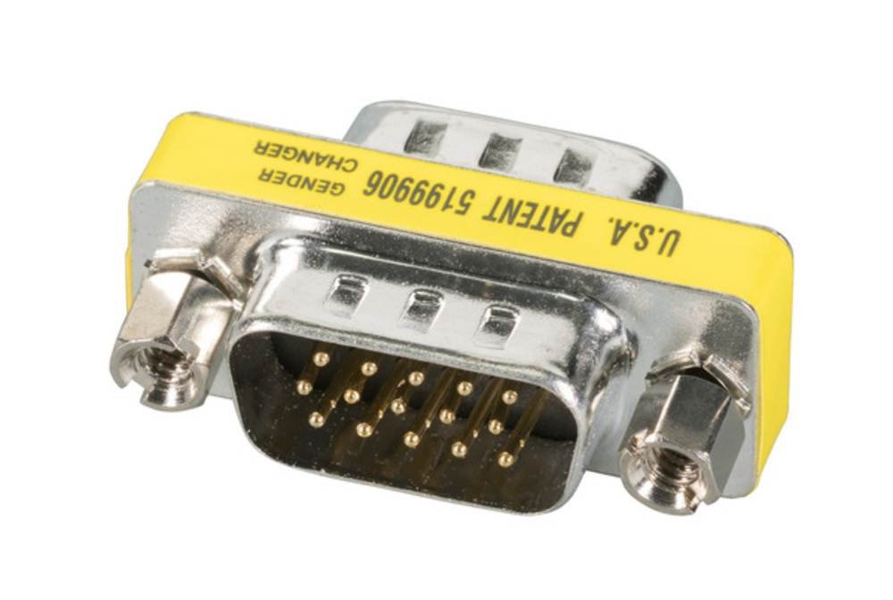 Serielle und Paralelle Kabel und Adapter Mini Gender Changer, DSub 9, St.-Bu.,  - 1 VPE = 50 Stï¿½ck Serielle und Paralelle Kabel und Adapter