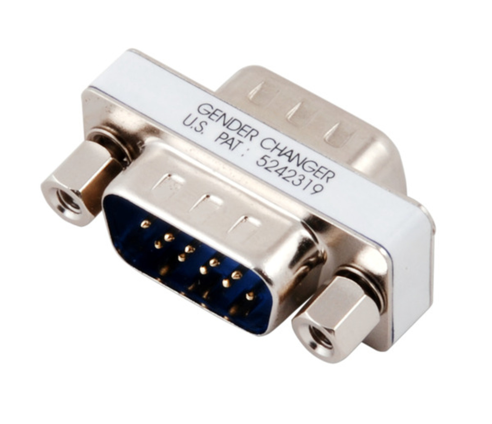 Serielle und Paralelle Kabel und Adapter Mini Gender Changer, DSub 9, St.-St.,  - 1 VPE = 50 Stï¿½ck Serielle und Paralelle Kabel und Adapter