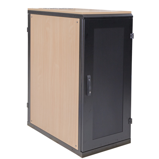 Serverschrank 26HE/600/1000mm,Akustisch gedämmt, Holzdesign Buche Serverschrank 26HE/600/1000mm,Akustisch gedämmt, Holzdesign Buche