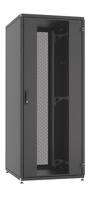 Serverschrank PRO 47HE, 800x1000mm, RAL9005, Front-/Rücktür 2-teilig, perforiert