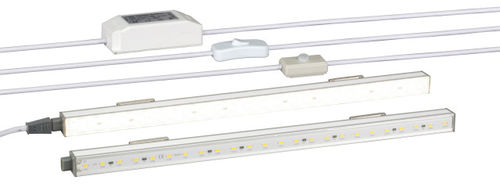 Set aus LED Leuchte + Anschlussset 230 V, IR-Sensor, Schalter Set aus LED Leuchte + Anschlussset 230 V, IR-Sensor, Schalter