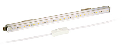 Set aus LED Leuchte + Anschlussset 48 V -- DC mit Schalter