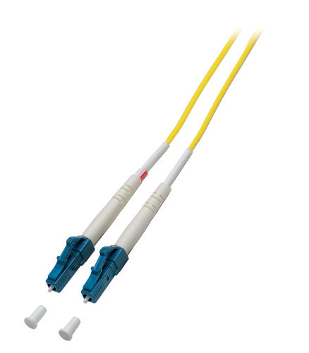 Simplex Jumper LC/LC, 9/125µ 0.5 m, LSZH, OS2, gelb Simplex Jumper LC/LC, 9/125µ 0.5 m, LSZH, OS2, gelb