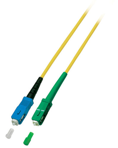 Simplex Jumper SC-SC/APC 9/125µ, OS2, LSZH, gelb, 3.0mm, 0,5m Simplex Jumper SC-SC/APC 9/125µ, OS2, LSZH, gelb, 3.0mm, 0,5m