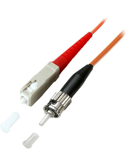 Simplex Jumper ST/SC, 50/125µ 1 m, OM2, LSZH, orange Simplex Jumper ST/SC, 50/125µ 1 m, OM2, LSZH, orange